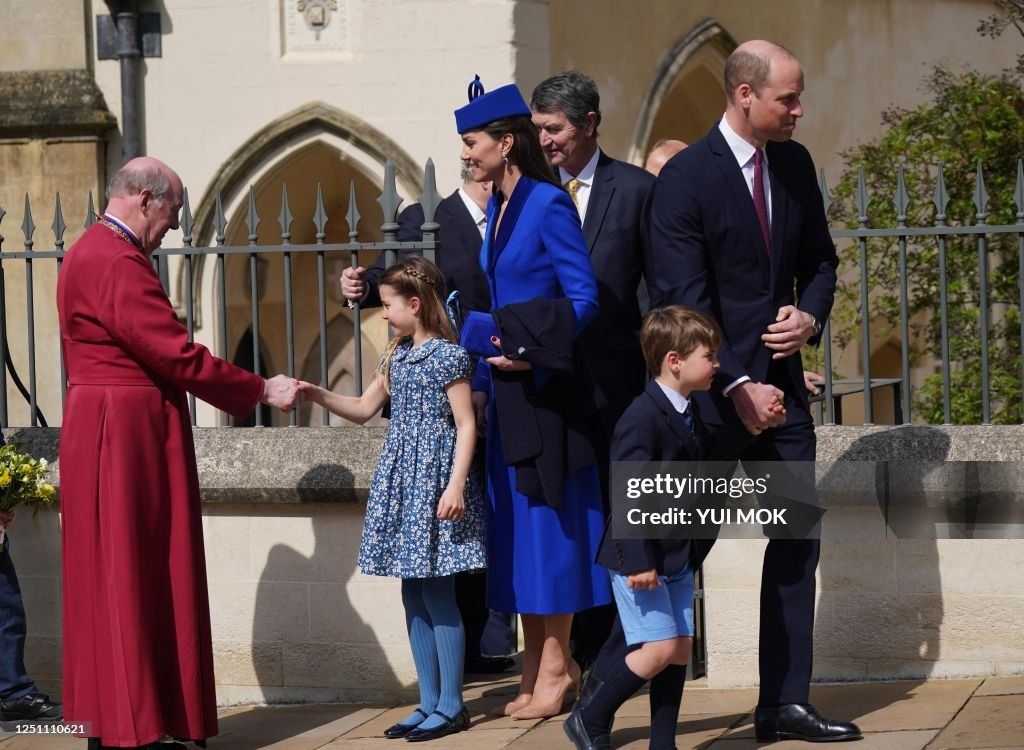 BRITAIN-ROYALS-EASTER