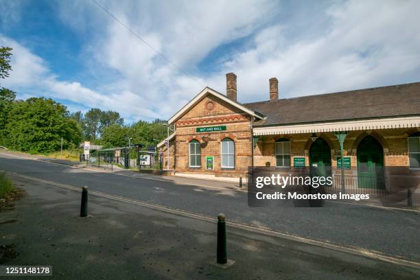 bat and ball train station in sevenoaks, england - sevenoaks stock pictures, royalty-free photos & images