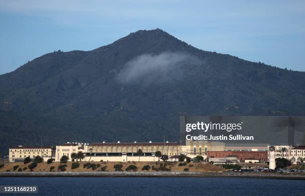 An exterior view of San Quentin State Prison on June 21, 2020 in San Quentin, California. San Quentin State Prison is experiencing an outbreak of...