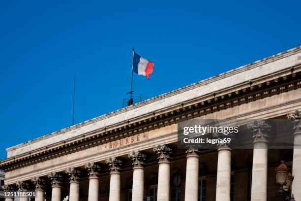 the bourse of paris - stock market - bourse stock pictures, royalty-free photos & images