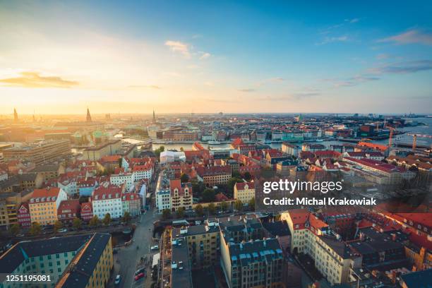 丹麥哥本哈根全景。 - copenhagen 個照片及圖片檔