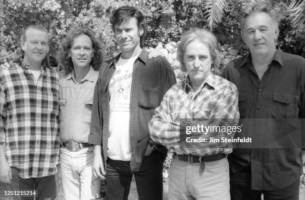 Nick St. Nicholas super group World Classic Rockers pose for a portrait at the Sportsmen's Lodge in Los Angeles, California on March 17, 1997.