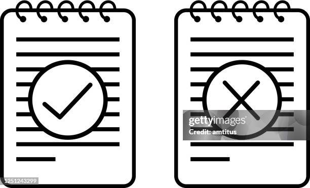 right and wrong documents - wrong way stock illustrations