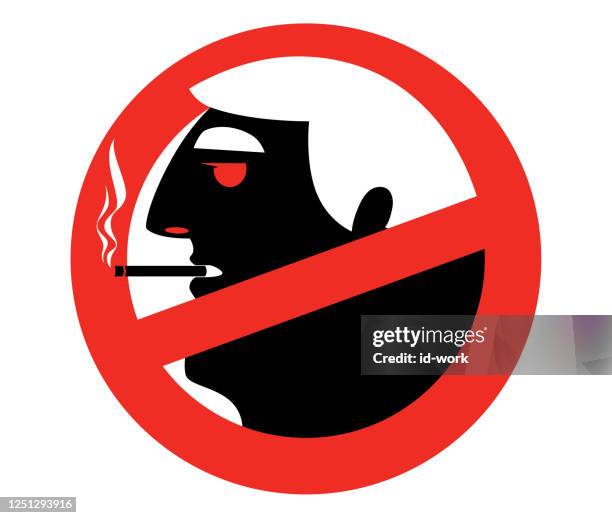 禁止吸煙警告符號 - no smoking sign 幅插畫檔、美工圖案、卡通及圖標