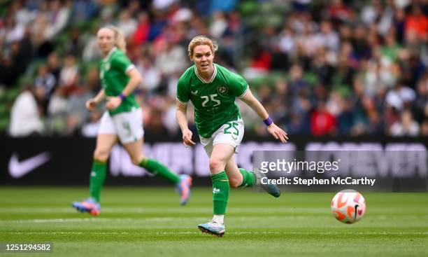 Texas , United States - 8 April 2023; Aoife Mannion of Republic of Ireland during the women's international friendly match between USA and Republic...
