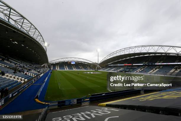 General view of Kirklees Stadium, home of Huddersfield Town during the Sky Bet Championship between Huddersfield Town and Blackburn Rovers at John...