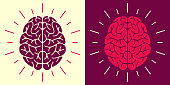 Human Brain  Symbol and Icon