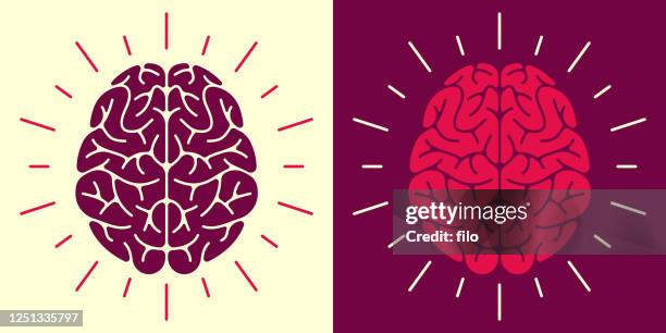 人腦符號和圖示 - cerebral hemisphere 幅插畫檔、美工圖案、卡通及圖標