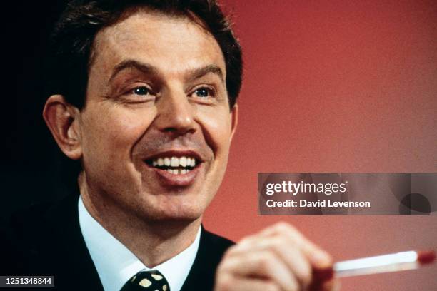 Tony Blair Continues His General Election Campaign Photos and Premium