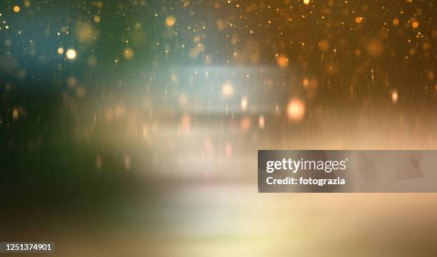 abstract golden green gradient background - christmas background green stockfoto's en -beelden