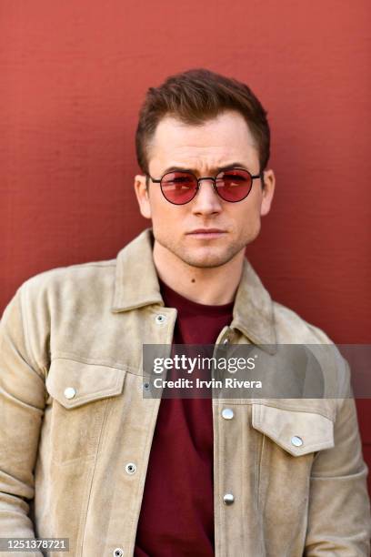 Actor Taron Egerton is photographed for The Wrap on October 29, 2019 in Los Angeles, California. PUBLISHED IMAGE.