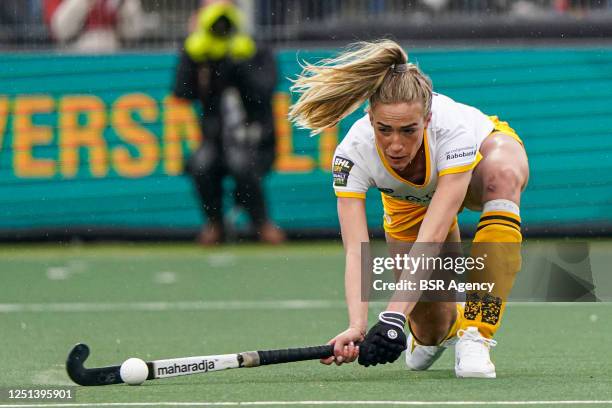 Sanne Koolen of Den Bosch during the ABN AMRO EHL FINAL8 - Final Women match between HC Den Bosch and Club Campo de Madrd at the Wagener Stadion on...