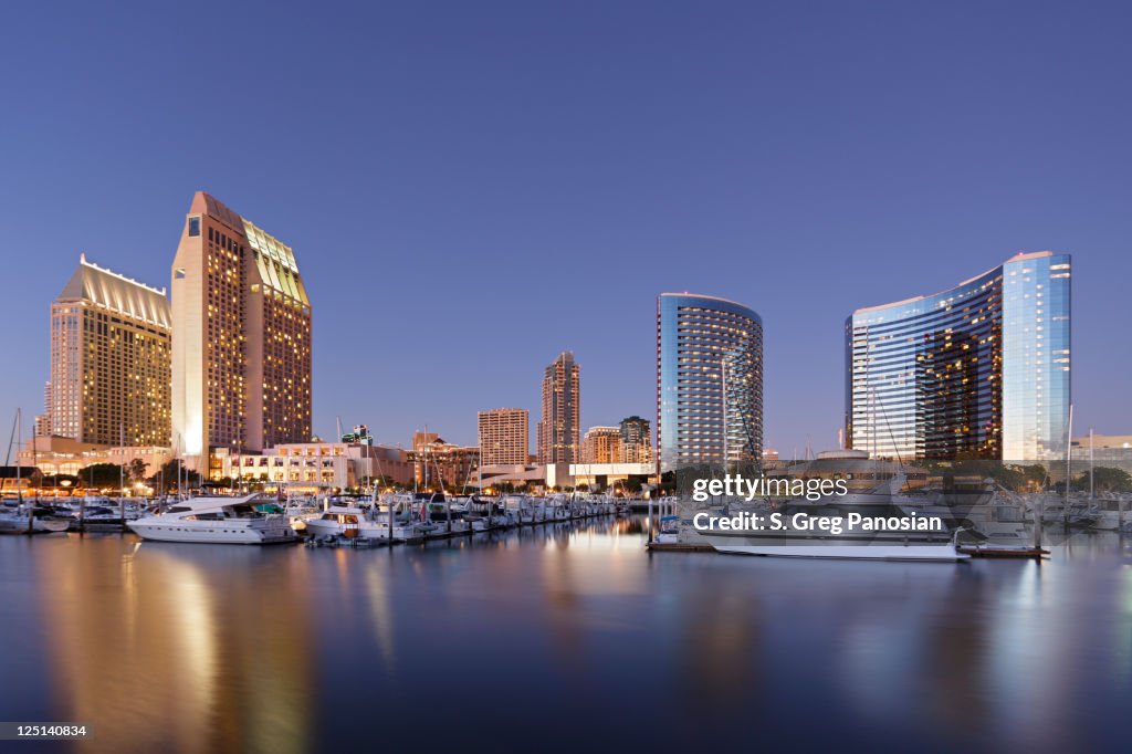 San Diego Skyscrapers and Marina