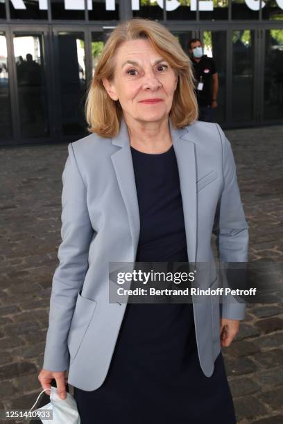 President of Castle of Versailles Catherine Pegard attends the "Jam Capsule - An Immersive cultural experience" Exhibition opening night at Grande...