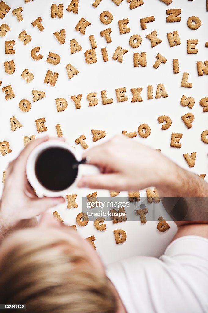 Dyslexia spelled in cookies
