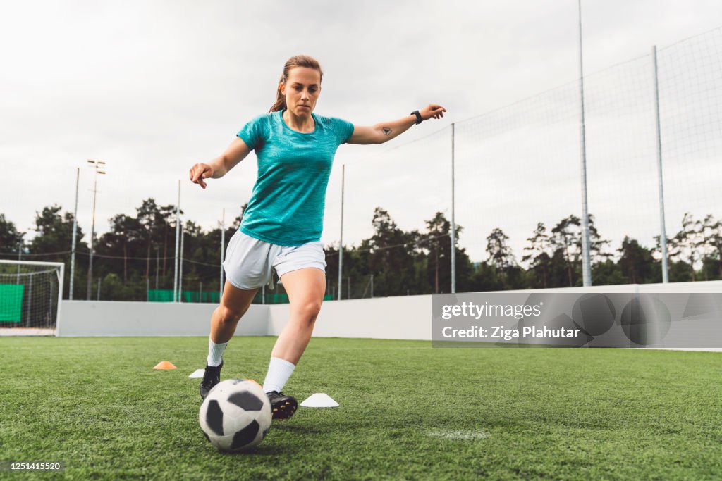 Female soccer player