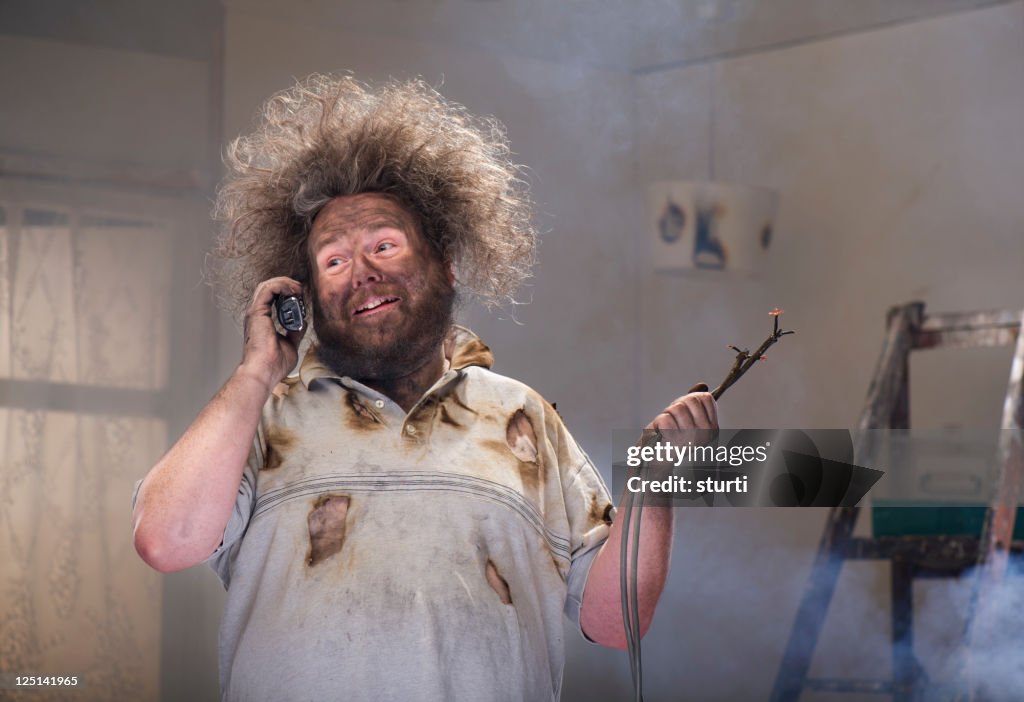Heimwerken Telefon für Hilfe