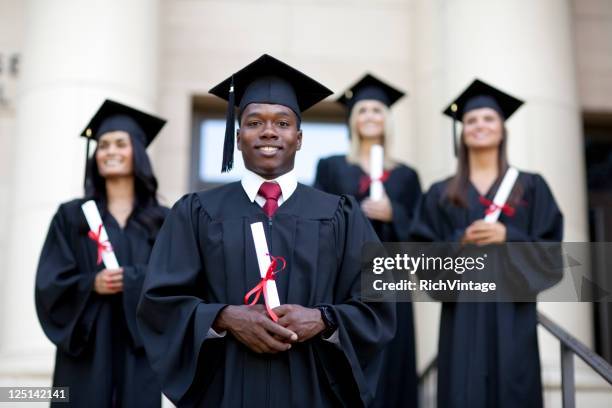 male graduate - the bachelor stockfoto's en -beelden