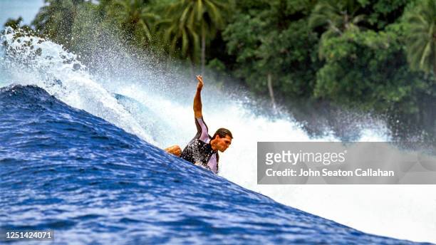 indonesia, surfing in the hinako islands - hinako islands stock pictures, royalty-free photos & images