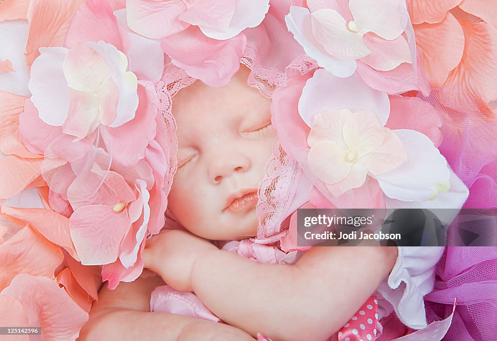 Pretty in Petals newborn girl