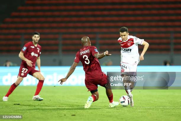 Salim BEN SEGHIR during the Ligue 2 BKT match between Annecy and Valenciennes on April 10, 2023 in Annecy, France.