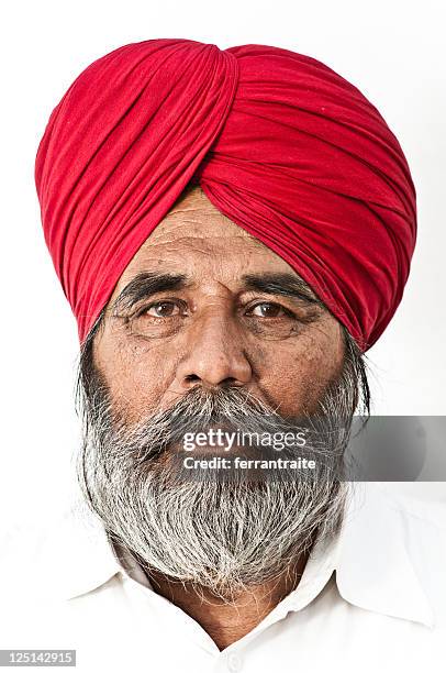 india senior hombre - turbante fotografías e imágenes de stock