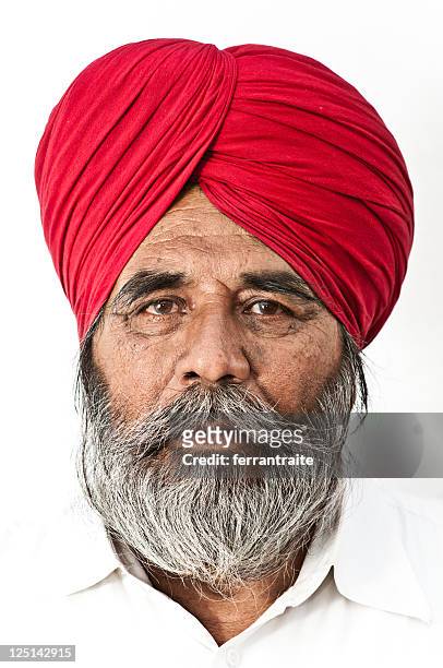indian senior man - indian old man stockfoto's en -beelden