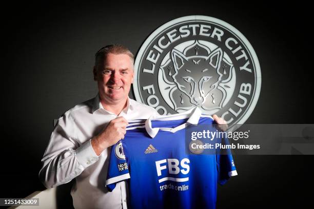 Leicester City unveil new manager Dean Smith at Leicester City Training Ground, Seagrave on April 10, 2023 in Leicester, United Kingdom.