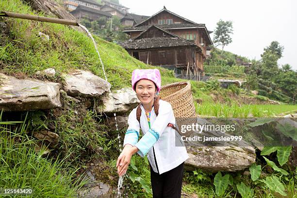 zhuang ethnic minority - zhuang stock pictures, royalty-free photos & images