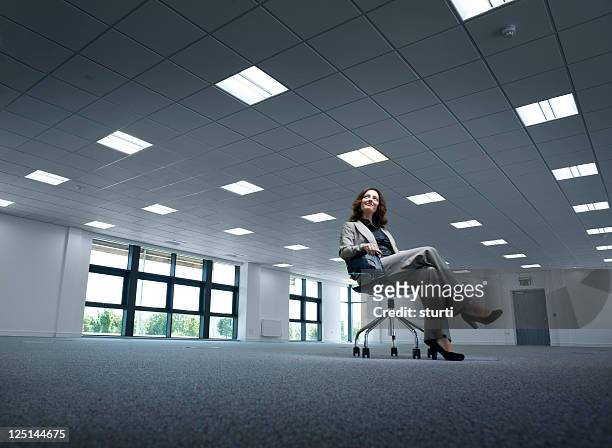 room to grow - empty office one person stock pictures, royalty-free photos & images