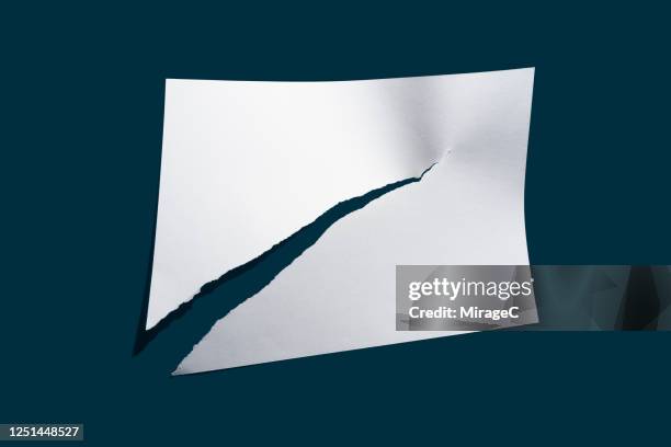 Paper Ripped Inhalf 175 Paper Torn In Half Stock Photos, High-Res Pictures, and Images ...