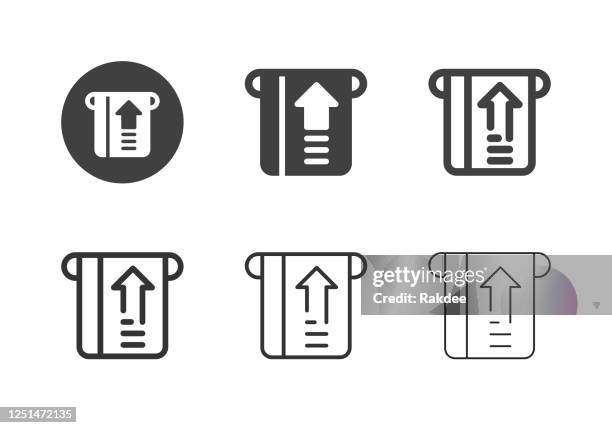 bildbanksillustrationer, clip art samt tecknat material och ikoner med infoga kortikoner - multi-serien - inserting