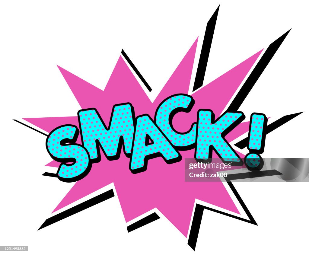Smacking Cartoon Cartoon Effects High-Res Vector Graphic - Getty Images