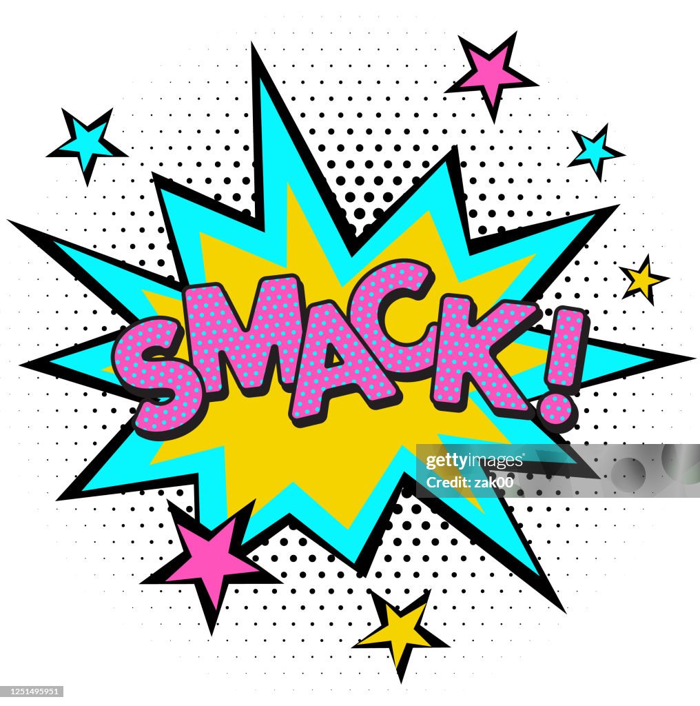 Smacking Cartoon Cartoon Effects High-Res Vector Graphic - Getty Images
