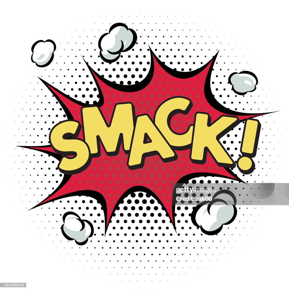 Smacking Cartoon Cartoon Effects High-Res Vector Graphic - Getty Images