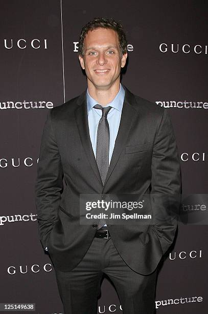 Co-Director Adam Kassen attends the "Puncture" premiere at the Angelika Film Center on September 15, 2011 in New York City.