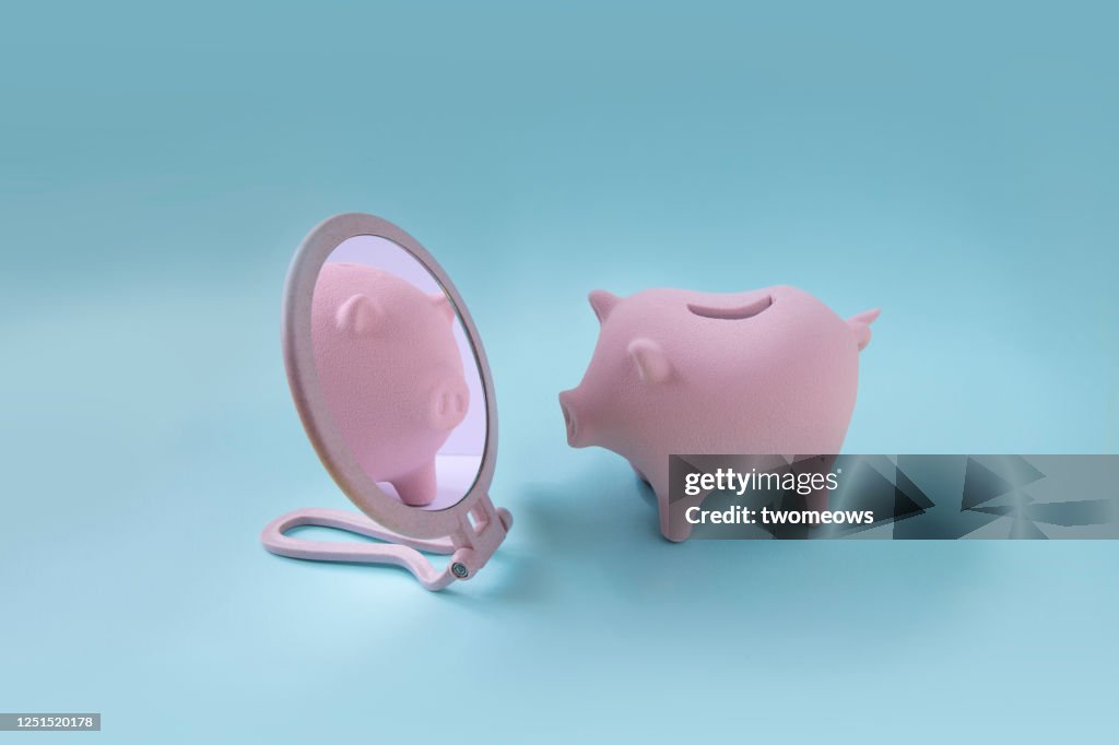 Financial aspiration concepts still life.