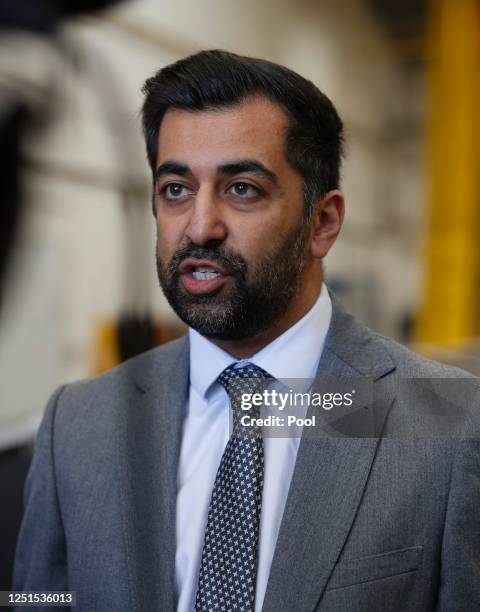 Humza New First Minister Humza Yousaf visits Nova Innovation, to preview a new ...