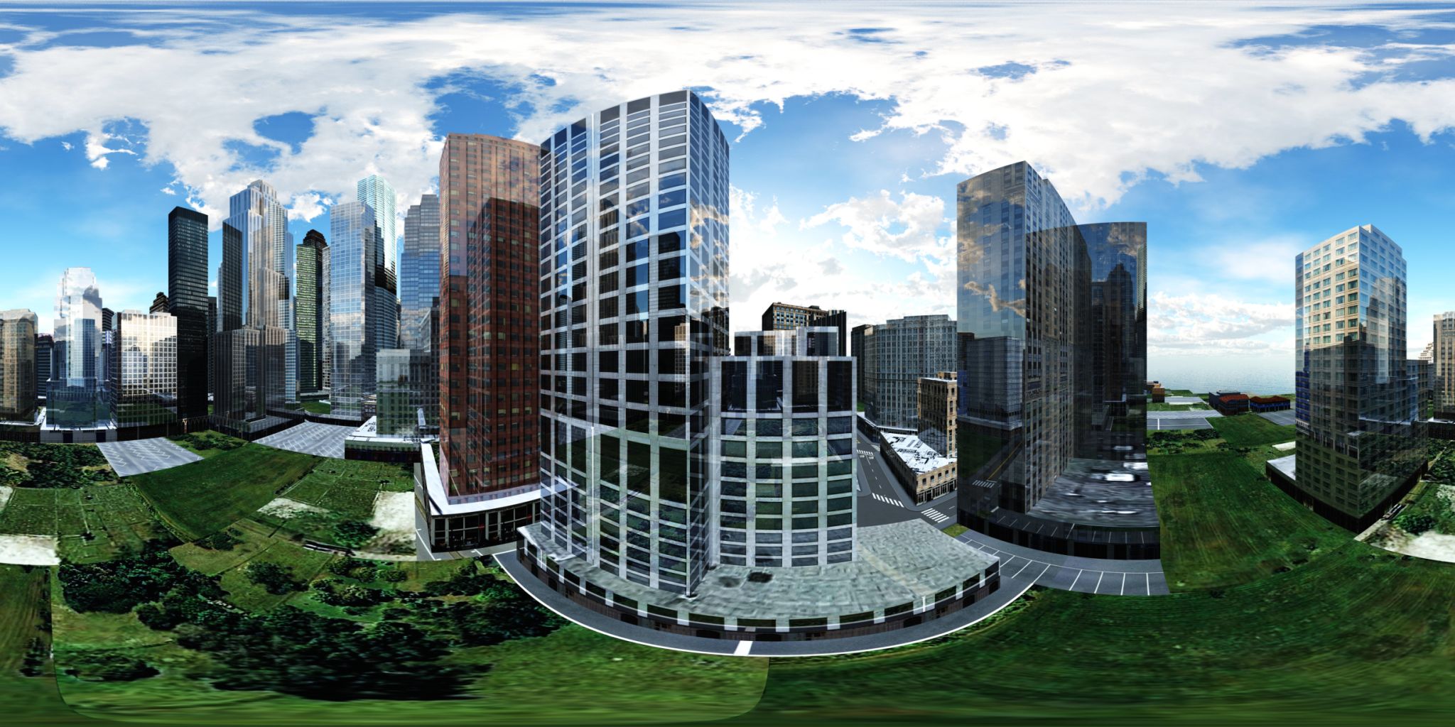 cityscape, HDRI, environment map cityscape, HDRI, environment map