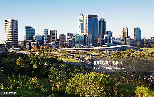 perth at dusk - perth australia 個照片及圖片檔