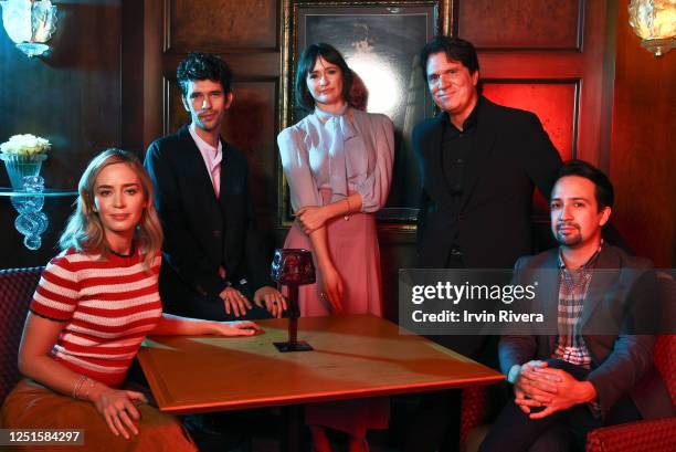 Actors Emily Blunt, Ben Whishaw, Emily Mortimer director Rob Marshall and Lin-Manuel Miranda are photographed for The Wrap on November 27, 2018 in...