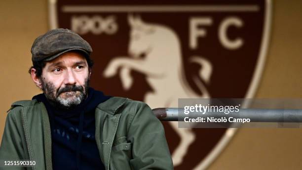 Davide Dileo , co-founder of the alternative rock band Subsonica, attends the Serie A football match between Torino FC and AS Roma. AS Roma won 1-0...