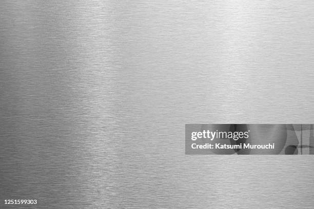 metalic hairline texture background - stainless steel 個照片及圖片檔