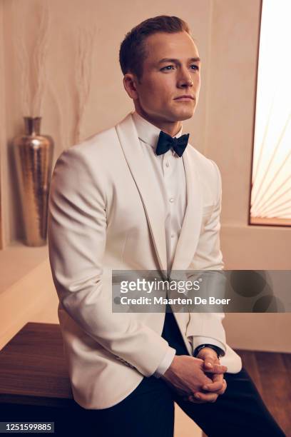 Actor Taron Egerton poses for a portrait at the 29th Annual Screen Actors Guild Awards at the Fairmont Century Plaza on February 26, 2023 in Los...