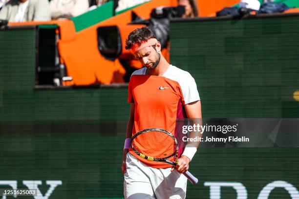 Ivan GAKHOV of Russia during the Day 4 of Rolex Monte-Carlo Masters 1000 on April 11, 2023 in Monte Carlo, France.