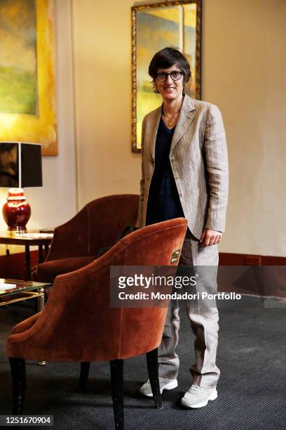 Italian senator Giulia Bongiorno during the debate for the reform of the electoral system of the High Council of the Judiciary, at the Ripetta...