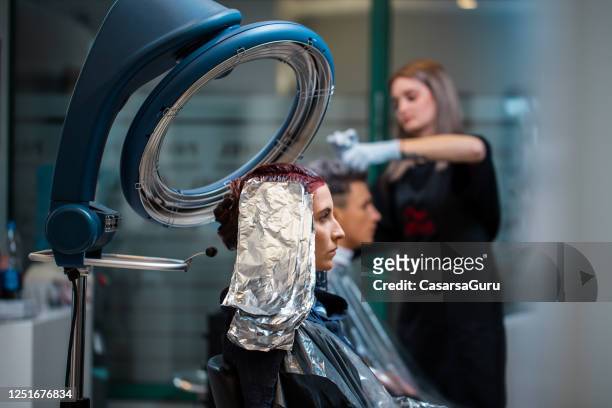 299 Hair Foils Photos and Premium High Res Pictures - Getty Images