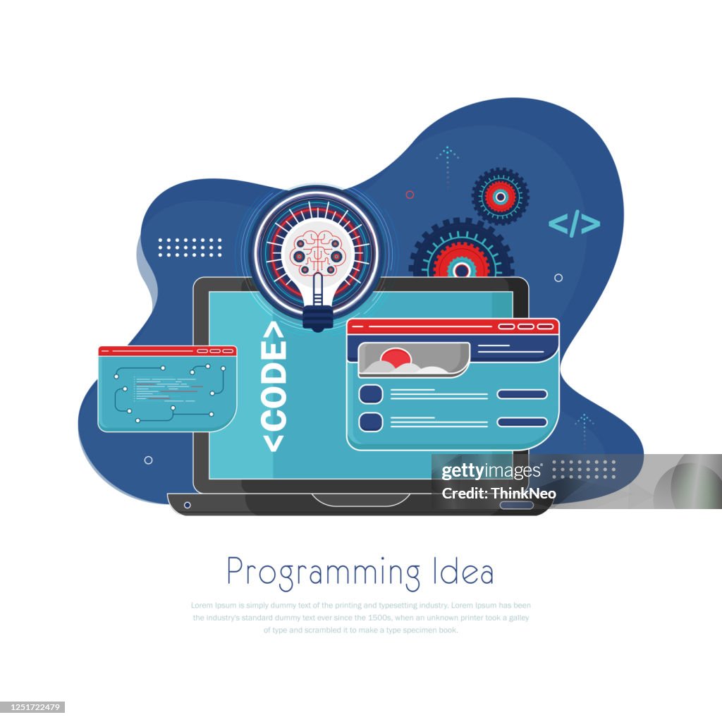 Website App Design Development Technology Software Code Programming Ui ...