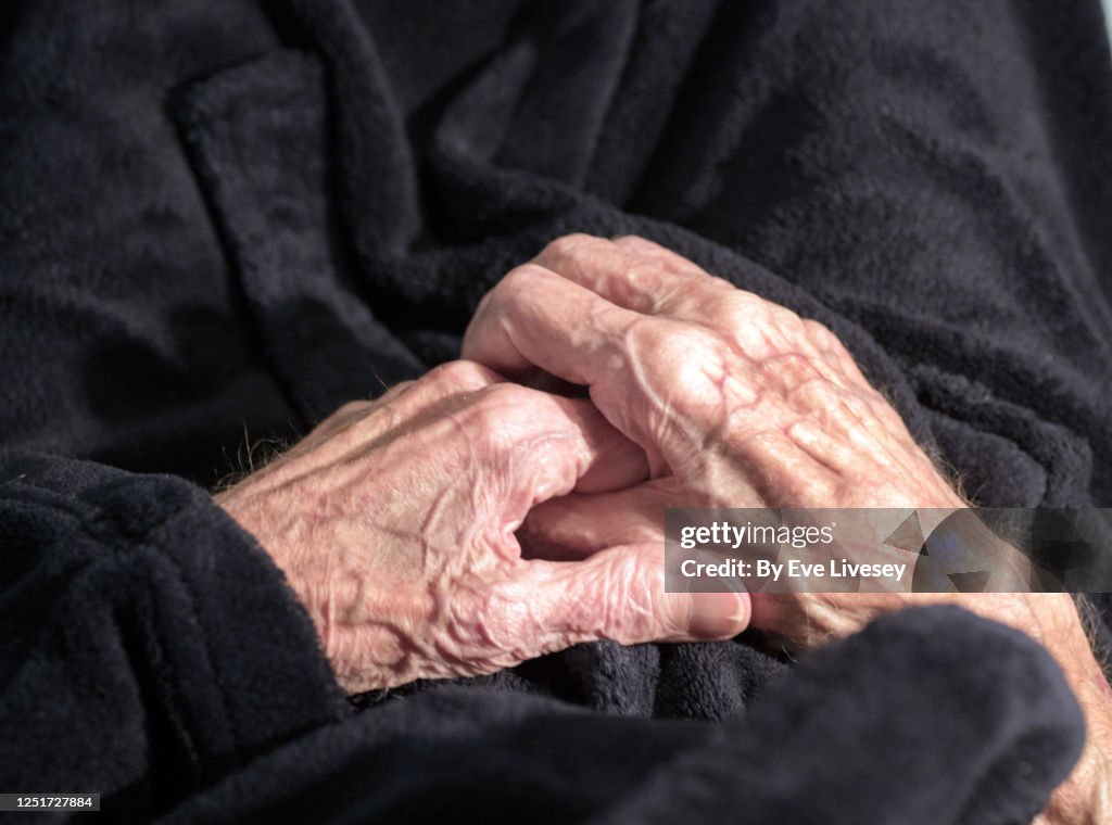 Senior Mans Hands