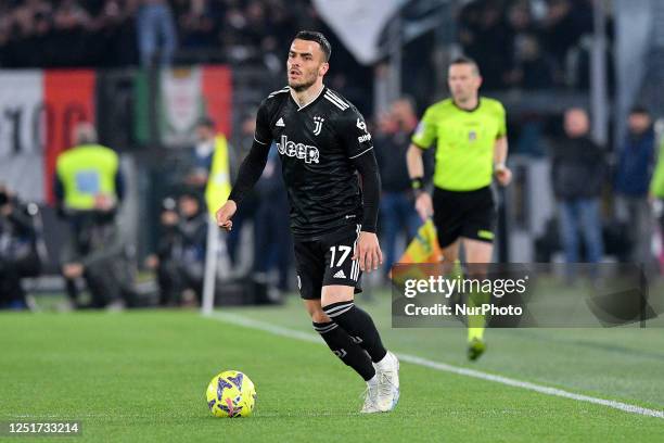Filip Kostic of Juventus FC during the Serie A match between SS Lazio and Juventus FC at Stadio Olimpico, Rome, Italy on Aril 08, 2023.